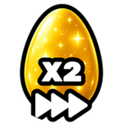 Official X2 GROWTH SPEED game pass icon for Steal An Egg